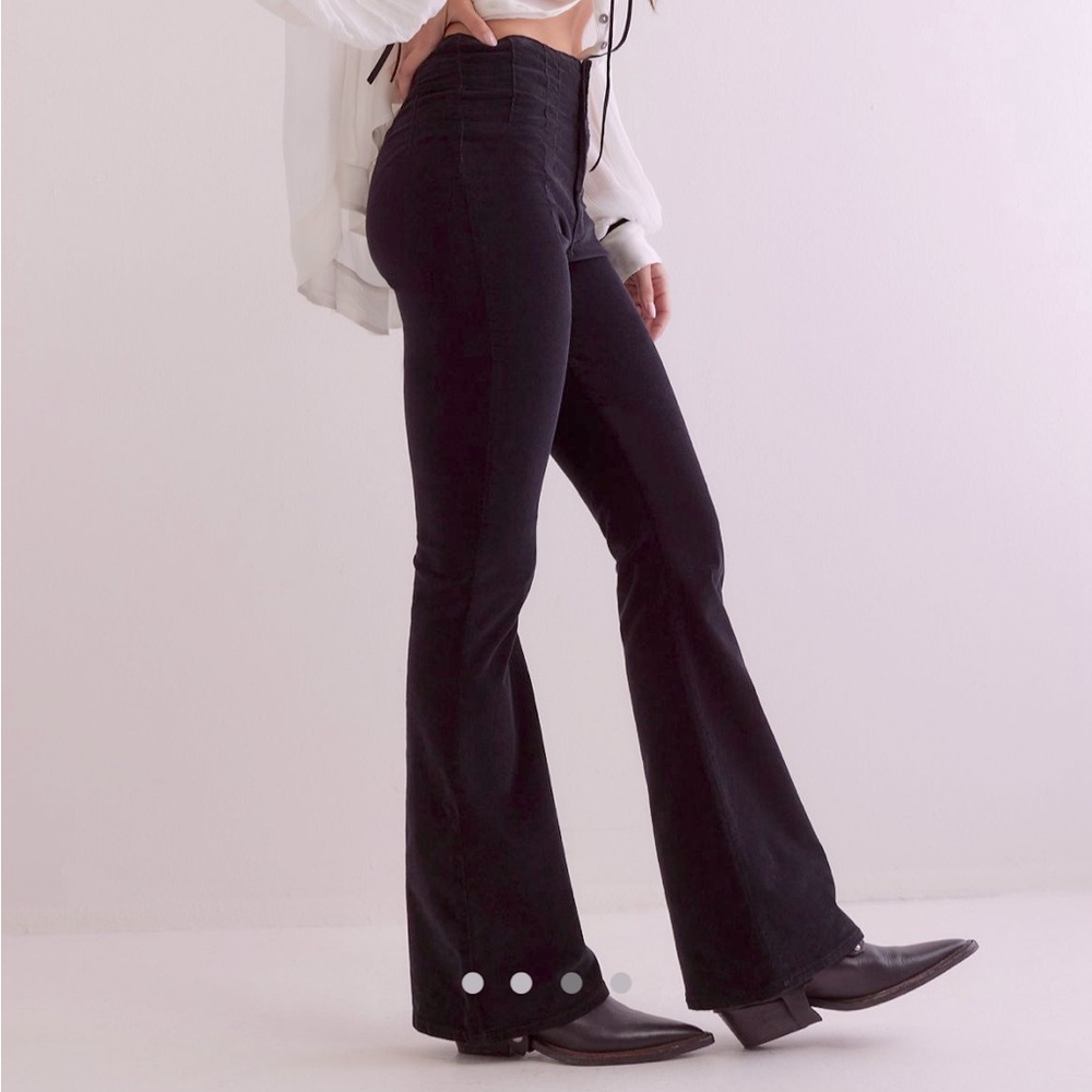 Free people High-waisted cord Flare Pants, Stretchy material